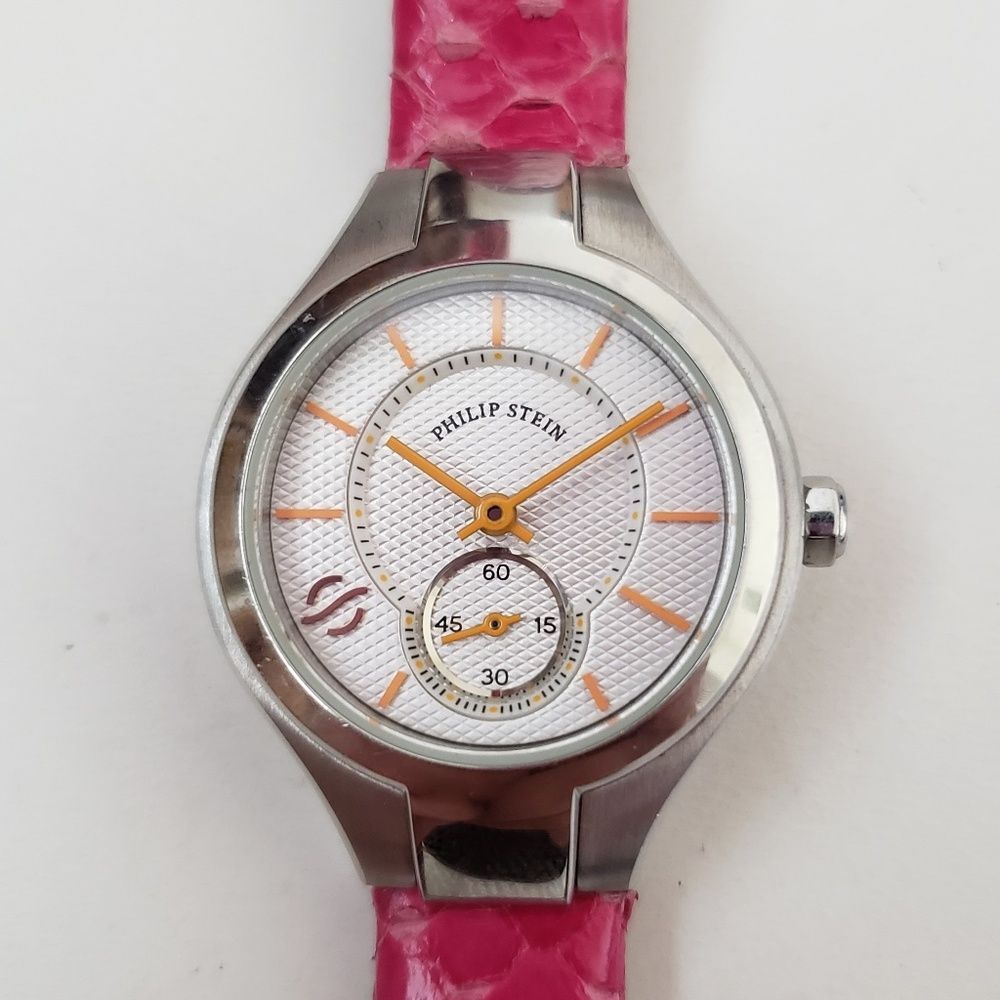 Philips Stein Classic Round Mini Snake Skin Strap Watch - Model 44 - TF0…